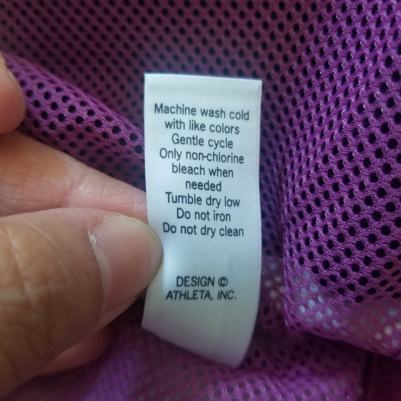 ATHLETA Commuter Moto Asymmetrical Lined Jacket Orchid 872384 Size S - Picture 11 of 16